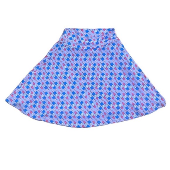 Rocket pop pattern stretchy skater skirt - Picture 3 of 3